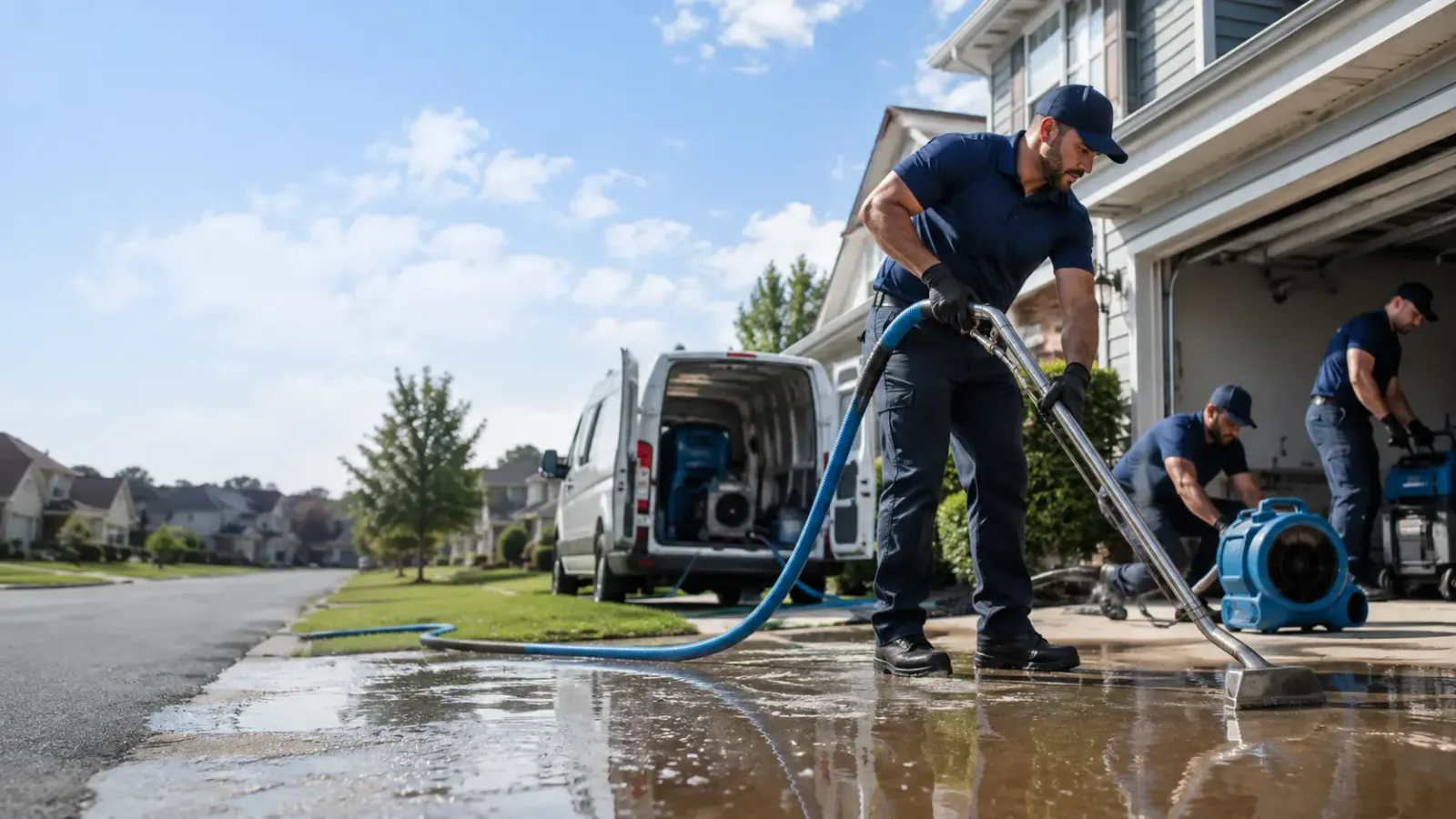 Flood Damage Restoration in Sandy Level, VA